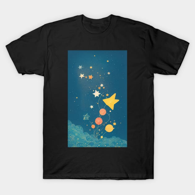 stars in the sky T-Shirt by Muahh